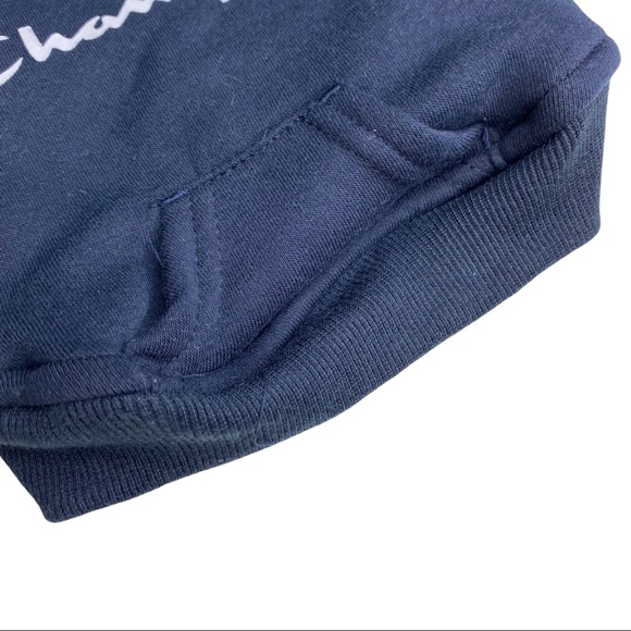 Champion Navy Fleece Lined Pet Pullover Hoodie XS - Picture 3 of 6